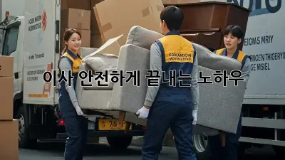 이사, 안전하게 끝내는 노하우!